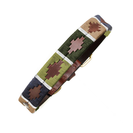 Pampeano Leather Dog Collar - Caza