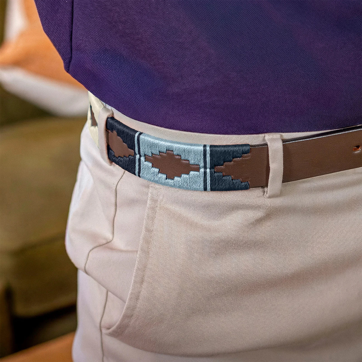 PAMPEANO Leather Polo Belt - Marea