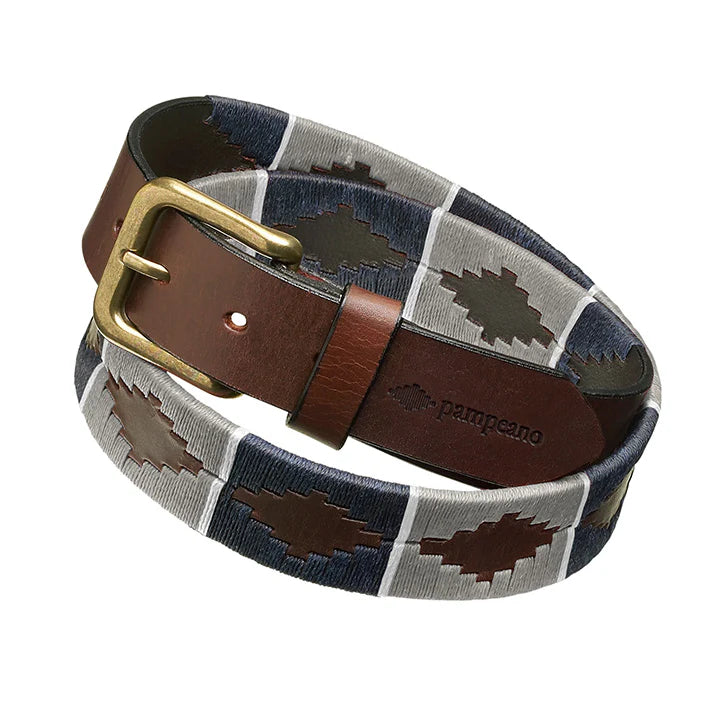 PAMPEANO Leather Polo Belt - Piedra