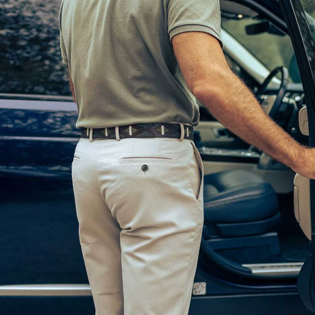 PAMPEANO Leather Polo Belt - Verdeo