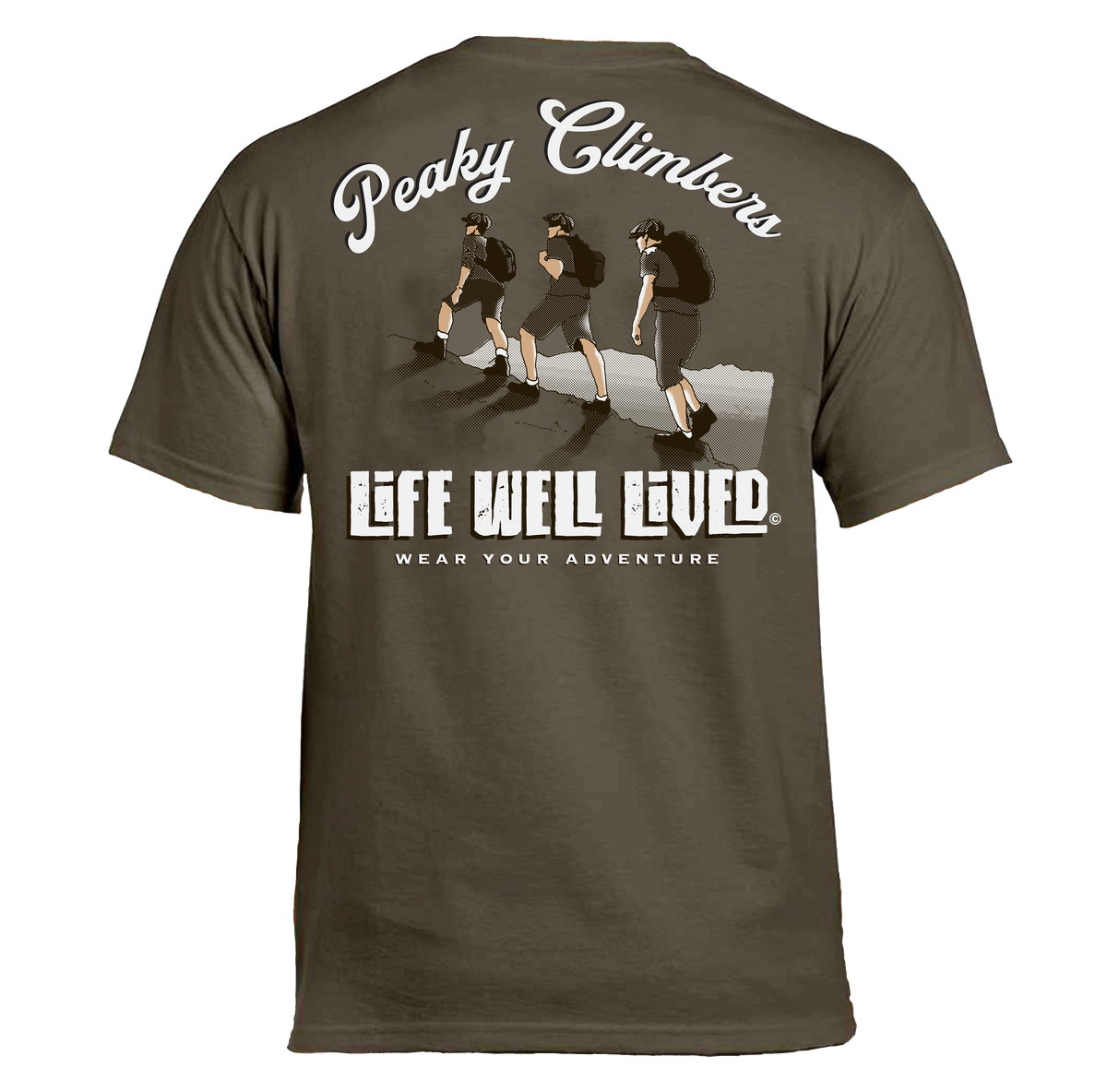 Peaky Climbers T-Shirt artwork
