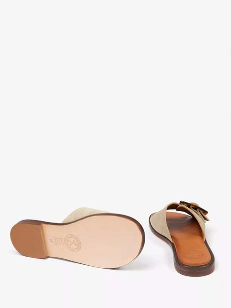 PENELOPE CHILVERS Biarritz Buckle Sandal Shoes - Women's - Camel
