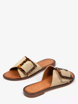 PENELOPE CHILVERS Biarritz Buckle Sandal Shoes - Women's - Camel