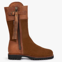 Load image into Gallery viewer, 40% OFF PENELOPE CHILVERS Inclement Midcalf Tassel Boots - Womens – Tan - Size: UK 7 (EU40)
