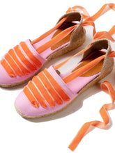 Load image into Gallery viewer, Penelope Chilvers Low Valenciana Dali Espadrille - Women&#39;s - Pink/Coral
