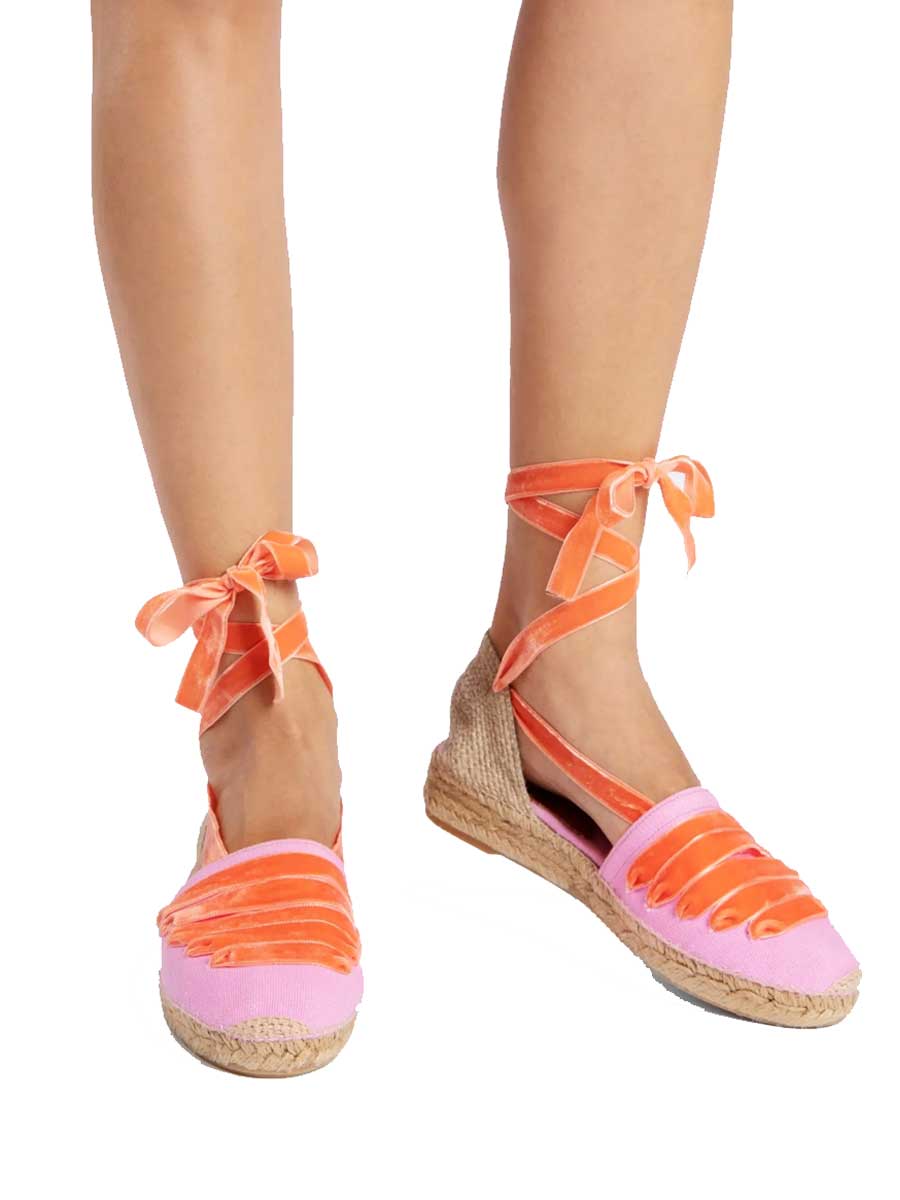 Penelope Chilvers Low Valenciana Dali Espadrille - Women's - Pink/Coral