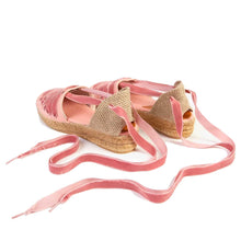 Load image into Gallery viewer, Penelope Chilvers Low Valenciana Dali Espadrille - Women&#39;s - Tea Rose/Tea Rose
