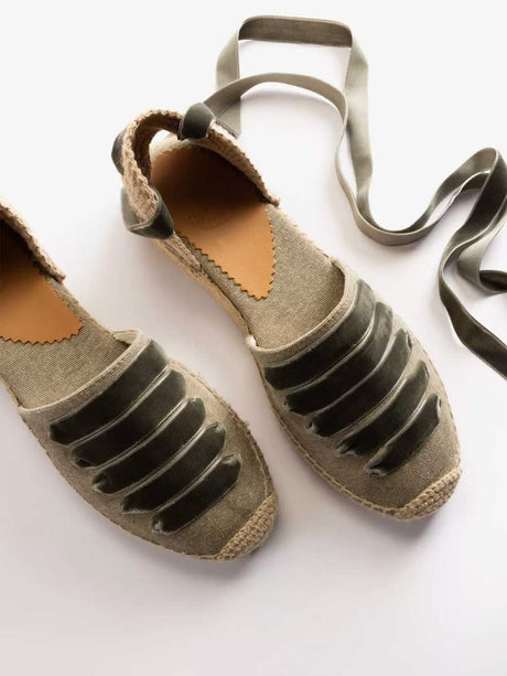 PENELOPE CHILVERS Low Valenciana Espadrille - Women's - Khaki