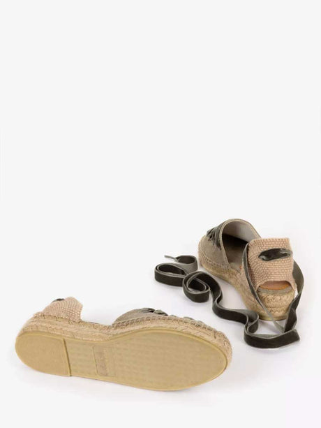 PENELOPE CHILVERS Low Valenciana Espadrille Shoes - Women's - Khaki