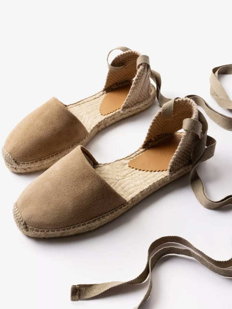 PENELOPE CHILVERS Low Valenciana Espadrille - Women's - Sand Suede