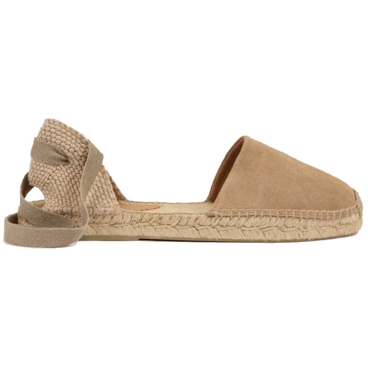 PENELOPE CHILVERS Low Valenciana Espadrille Shoes - Women's - Sand Suede