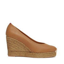 Load image into Gallery viewer, Penelope Chilvers Scoop Leather Espadrille - Women&#39;s -  Tan
