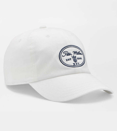 Peter Millar 25th Anniversary Hat in White - front product view