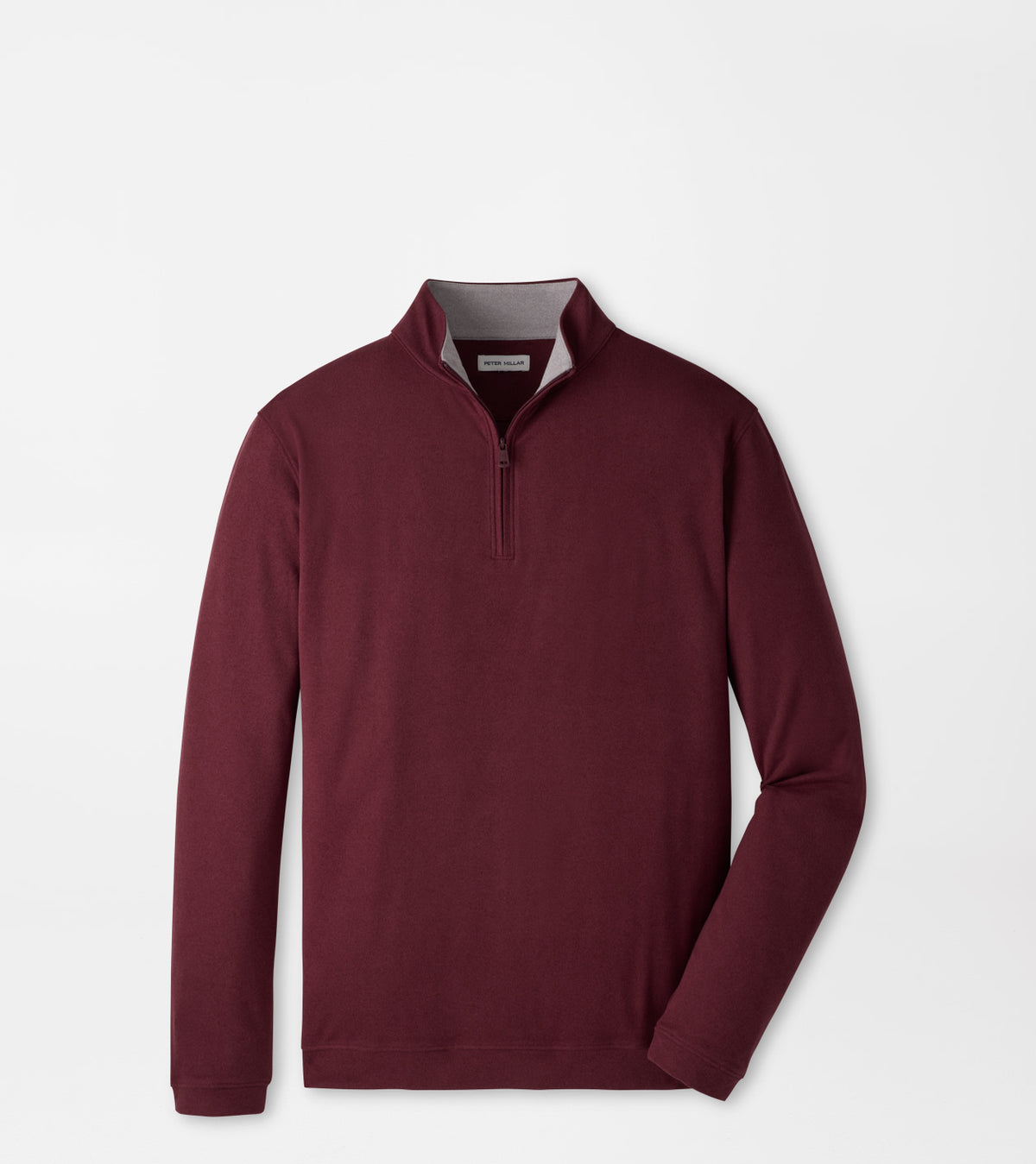 Peter Millar Ardent Air Performance Quarter-Zip in Bordeaux - view 1