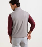 Peter Millar Ardent Air Performance Full-Zip Gilet in Gale Grey - model back view