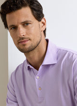 PETER MILLAR Ashgrove Performance Jersey Polo Shirt - Men's Classic Fit - Purple Iris