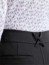 PETER MILLAR Bingham High Stretch Bonded Ankle Trousers - Womens - Black