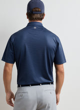 PETER MILLAR Bunker Bar Performance Jersey Polo Shirt - Men's Classic Fit - Navy