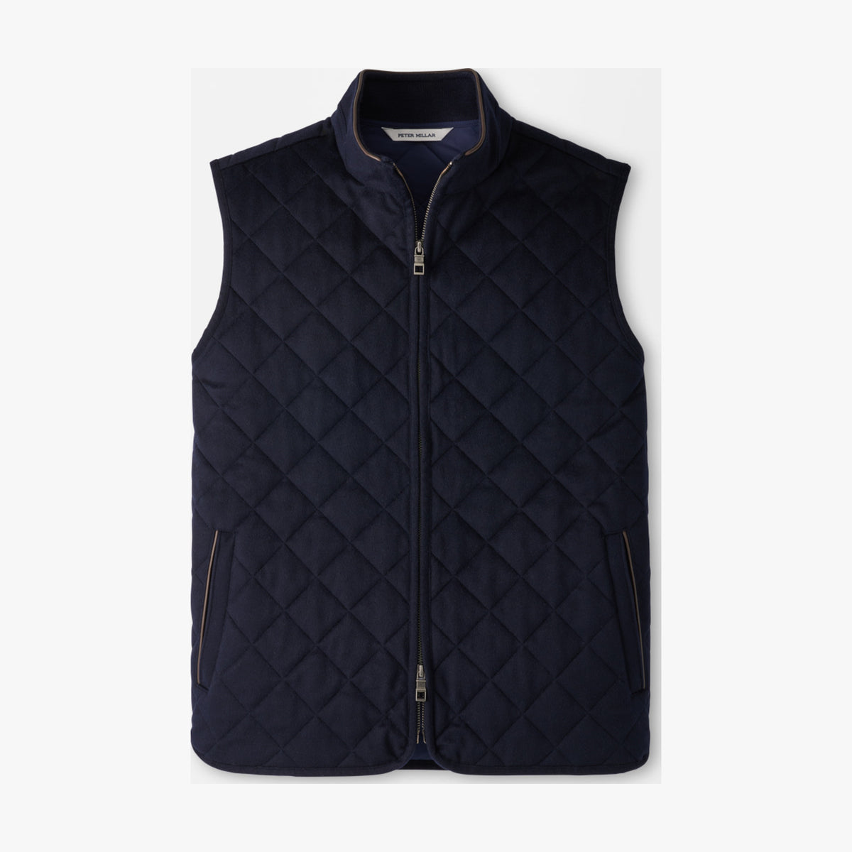 Peter Millar 25th Anniversary Cashmere Essex Gilet in Navy - front product view