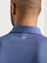 PETER MILLAR Clark Performance Jersey Polo Shirt - Men's Classic Fit - Bali Blue