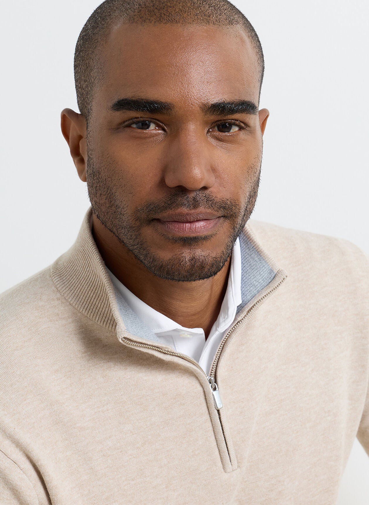 PETER MILLAR Coolspun Lite Cotton Quarter-Zip Sweater – Men's