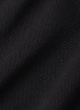 PETER MILLAR Crown Comfort Pique Quarter Zip Sweater - Men's Classic Fit - Black