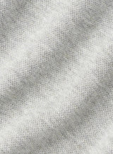 PETER MILLAR Crown Comfort Pique Quarter Zip Sweater - Men's Classic Fit - Light Grey