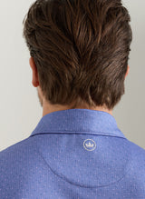 PETER MILLAR Dashwood Performance Jersey Polo Shirt - Men's Classic Fit - Windsor Blue