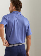 PETER MILLAR Dashwood Performance Jersey Polo Shirt - Men's Classic Fit - Windsor Blue