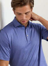 PETER MILLAR Dashwood Performance Jersey Polo Shirt - Men's Classic Fit - Windsor Blue