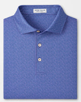 PETER MILLAR Dashwood Performance Jersey Polo Shirt - Men's Classic Fit - Windsor Blue