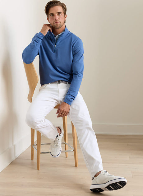 PETER MILLAR Drift Leather Hybrid Course Shoe - Men's - White