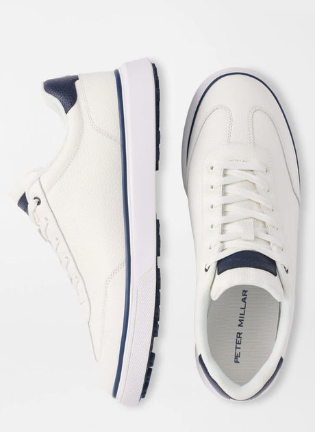 PETER MILLAR Drift Leather Hybrid Course Shoe - Men's - White