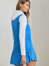 PETER MILLAR Dunes Gilet - Womens - Blue Starling