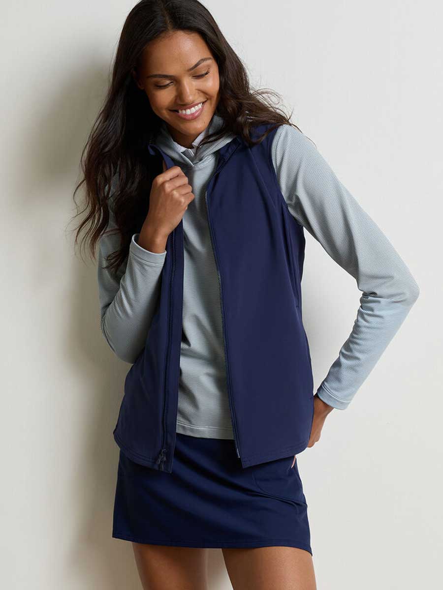 PETER MILLAR Dunes Gilet - Womens - Navy