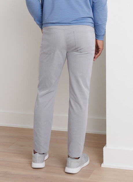 PETER MILLAR Eb66 Performance Five-Pocket Trousers - Men's Classic Fit - Gale Grey
