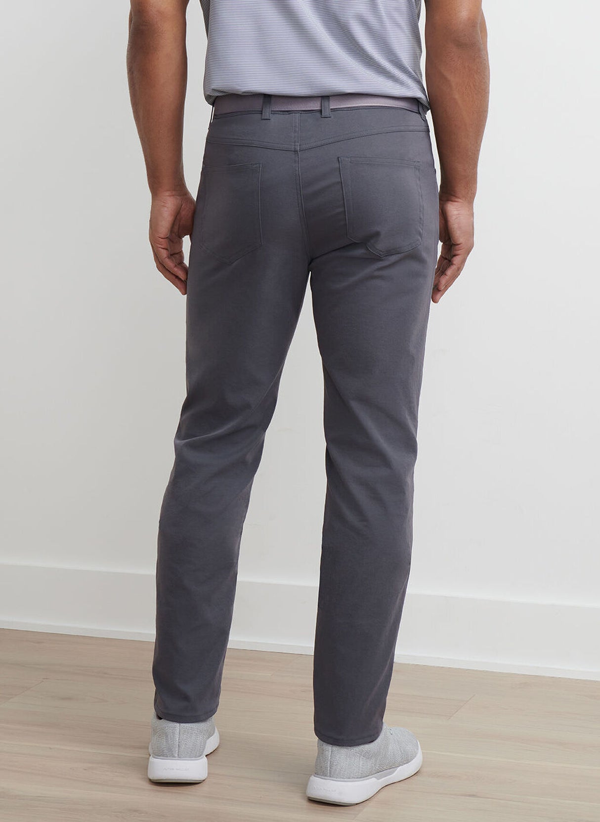 PETER MILLAR Eb66 Performance Five-Pocket Trousers - Men's Classic Fit - Iron Grey