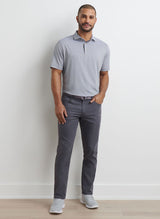 PETER MILLAR Eb66 Performance Five-Pocket Trousers - Men's Classic Fit - Iron Grey