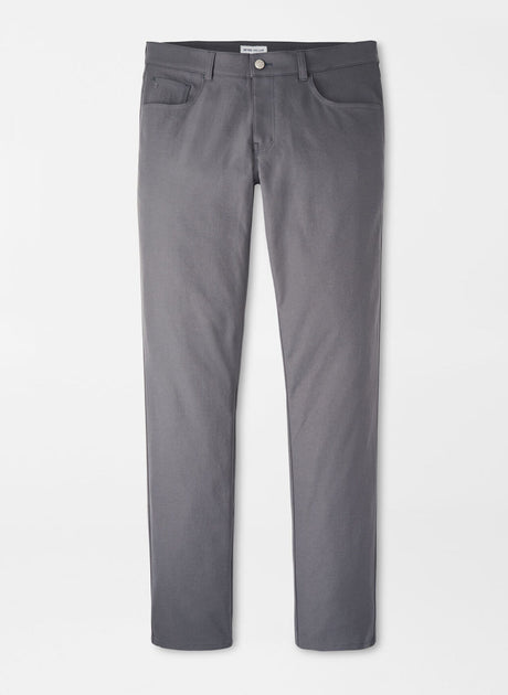 PETER MILLAR Eb66 Performance Five-Pocket Trousers - Men's Classic Fit - Iron Grey