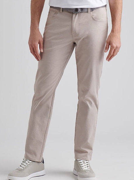PETER MILLAR eb66 Performance Five-Pocket Trousers - Men's Classic Fit - Khaki