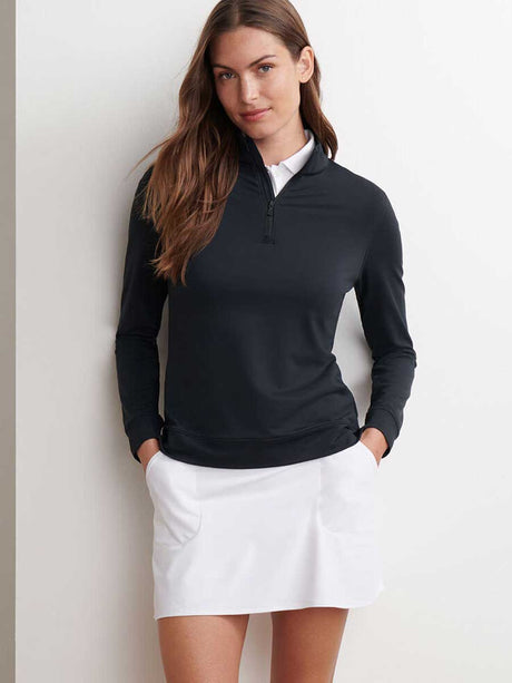 PETER MILLAR Essential Perth Pullover - Womens - Black