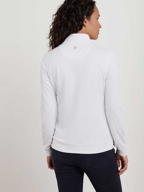 PETER MILLAR Essential Perth Pullover - Womens - White