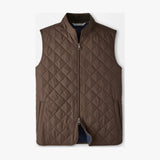 Peter Millar Essex Quilted Gilet in French Press - front product view