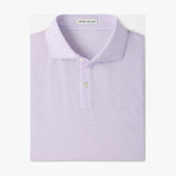 Peter Millar ETC Performance Jersey Polo in Garden Violet - flat product view