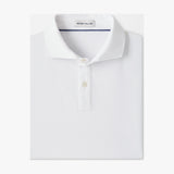 Peter Millar ETC Performance Jersey Polo in White - flat product view