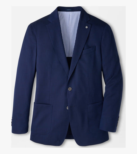 Peter Millar Excursionist Flex Blazer in Navy - front product view