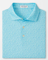 PETER MILLAR Jellyfish Performance Jersey Polo Shirt - Men's Classic Fit - Clearwater