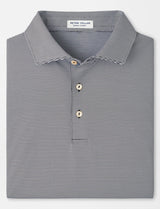 PETER MILLAR Jubilee Stripe Performance Jersey Polo Shirt – Men’s Classic Fit – Black
