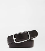 Peter Millar Reversible Leather Belt in Black/Brown - view 1