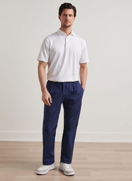 PETER MILLAR Men's Rain Walker Trousers - Windproof & Waterproof - Navy